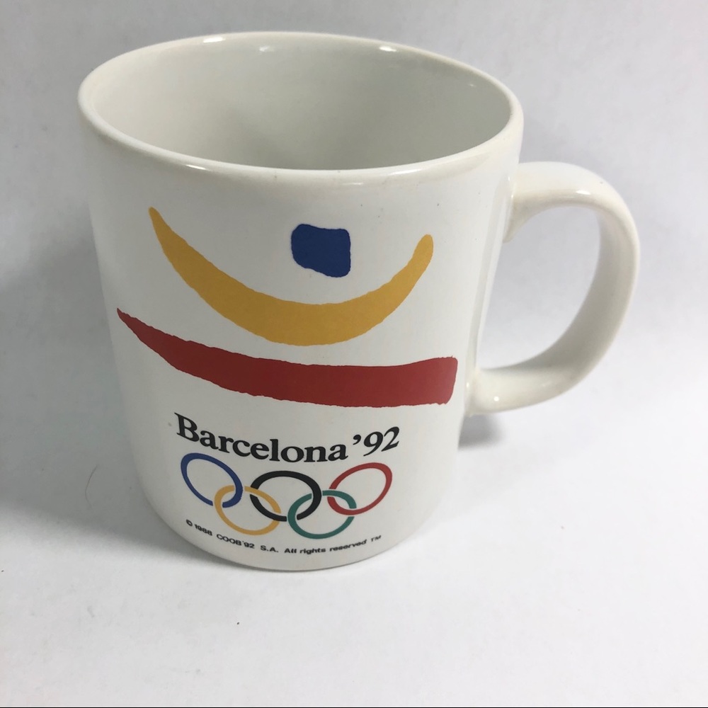 Coloroll Olympic Barcelona 92 1992 Vintage Mug Cup